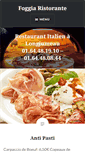 Mobile Screenshot of foggiaristorante.fr